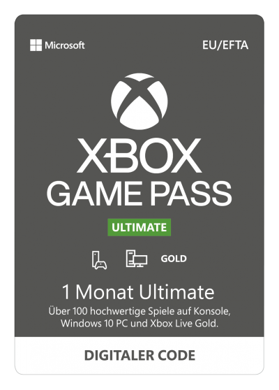 Microsoft Xbox Game Pass Ultimate Online 1 Month